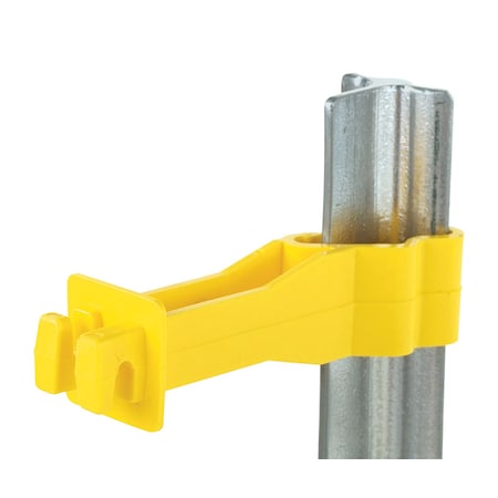 Fi-Shock Dare Electric-Powered T-Post Insulator Yellow, PK25 SNUG-RT-25